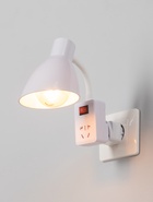 Бра с розетками «Классик» Е27 15 Вт белый 10×10×27 см - Фото 2