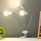 Настольная лампа «Синди трио» 3×15 Вт Е27 белый 8×12×45 см - Фото 2