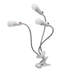 Настольная лампа «Синди трио» 3×15 Вт Е27 белый 8×12×45 см - Фото 13