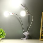 Настольная лампа «Синди трио» 3×15 Вт Е27 белый 8×12×45 см - Фото 3