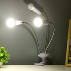 Настольная лампа «Синди трио» 3×15 Вт Е27 белый 8×12×45 см - Фото 4