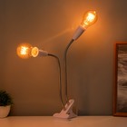 Настольная лампа «Синди дуо» 2×15 Вт Е27 белый 3×3×40 см RISALUX - Фото 2