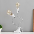 Настольная лампа «Синди дуо» 2×15 Вт Е27 белый 3×3×40 см RISALUX - Фото 5