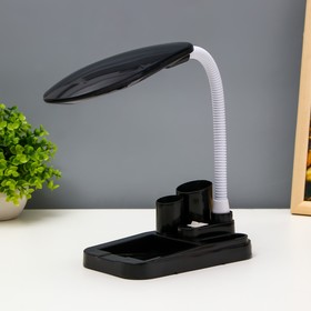 Настольная лампа "Мудрец" LED 15Вт 4000К черный 18х10х43см RISALUX