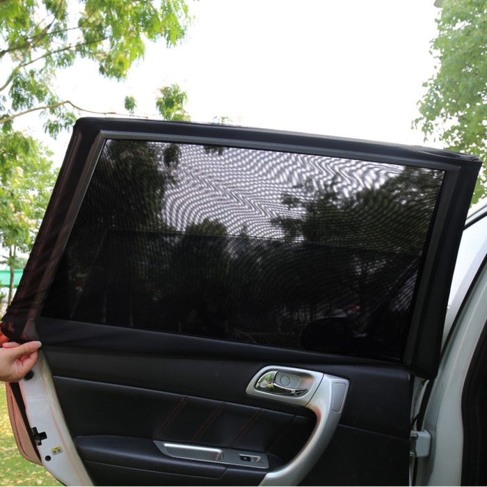 Сетка москитная на стекло автомобиля, 70×46 см, набор 2 шт - фото 1909141295