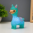 Фигурка светящаяся RISALUX «Лама», LED-ночник, 1 Вт, от батареек LR44, 10×15×5.5 см, МИКС - Фото 3