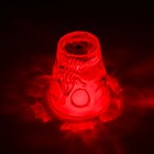 Фигурка световая RISALUX «Фужер череп: Хэллоуин», LED-ночник, 1 Вт, от батареек LR41, оранжевый, 6×5×5 см 9403791 - фото 14170750