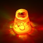 Фигурка световая RISALUX «Фужер череп: Хэллоуин», LED-ночник, 1 Вт, от батареек LR41, оранжевый, 6×5×5 см 9403791 - фото 14170751
