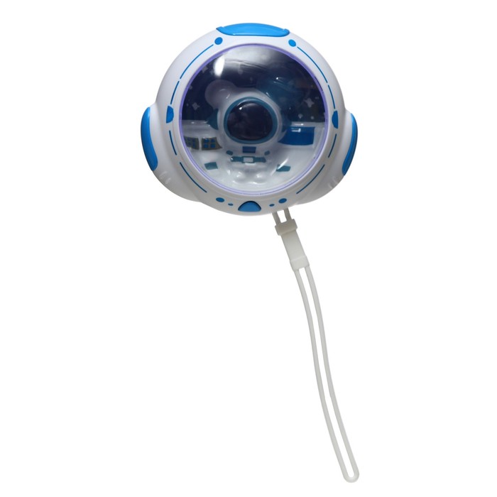 Ночник согревающий с грелкой для рук "Космонавт" LED USB АКБ бело-синий 10х9х5,8 см RISALUX - фото 1897418193