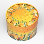 Коробка «Пасхальные яйца на оранжевом», завальцованная, 13×8.5 см - Фото 1