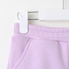 Костюм детский (худи, брюки) MINAKU цвет лавандовый, рост 134 см - Фото 10