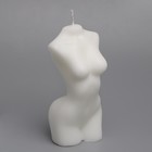 Свеча фигурная "Бюст женский", 6х14 см,белый, 4 ч - Фото 2