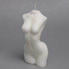 Свеча фигурная "Бюст женский", 6х14 см,белый, 4 ч - Фото 3