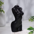 Свеча фигурная "Бюст женский", 6х14 см, черный, 4 ч - фото 10377267