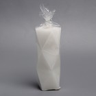 Свеча декоративная «Многогранник», 5×13 см, белый, 8 ч 9518174 - фото 16462491