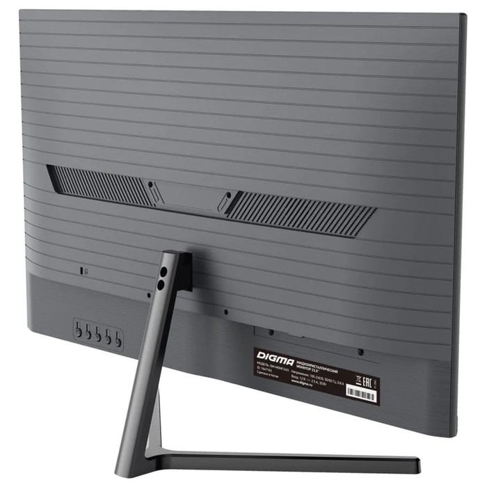 Монитор Digma DM-MONB2401, 23.8", VA, 1920x1080, 75Гц, 9 мс, D-Sub, HDMI, DP, чёрный - фото 51309573