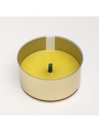 Ароматическая свеча уличная антимоскитная, 10×4.5 см, 120 г, 6 ч, цитронелла, жёлтый - Фото 5