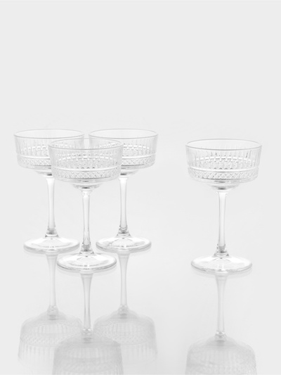 Набор фужеров для шампанского Paşabahçe Elysia, 260 мл, 4 шт., стекло, прозрачный