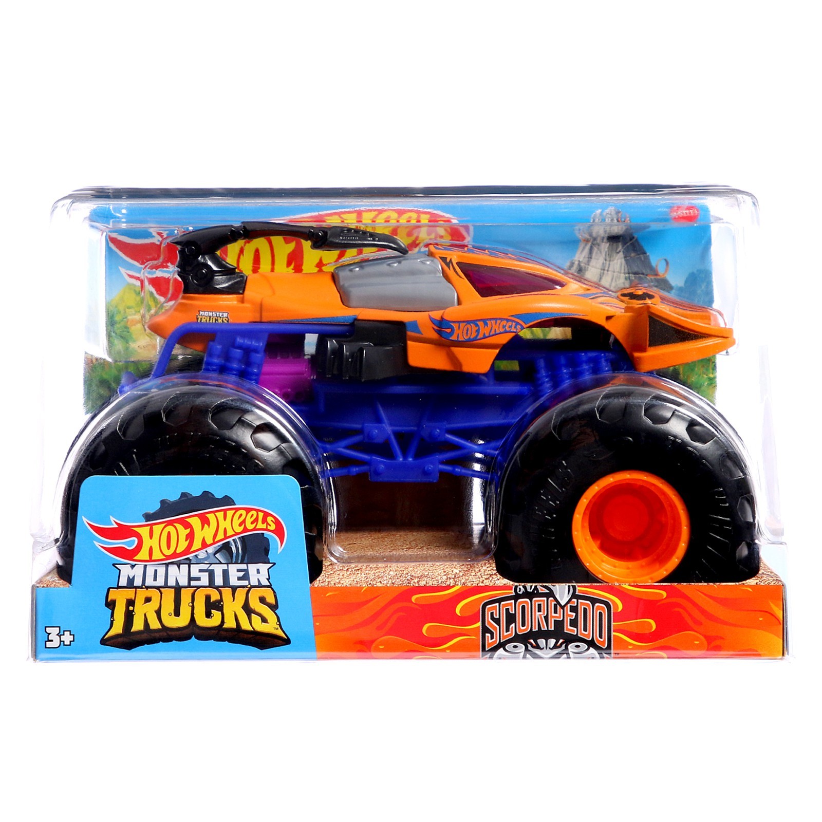 Машинка Hot Wheels «Монстр-трак. Большой Скорпедо»