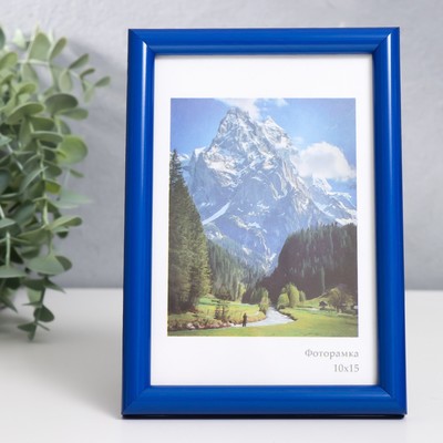 Фоторамка для фото 10×15 см Keep memories «Радуга», пластик, синий, (пластиковый экран)