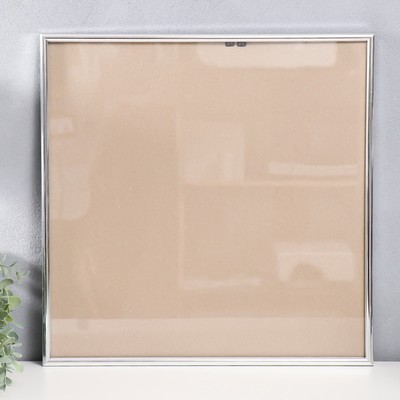 Фоторамка пластик "Радуга" 45х45 см, серебро