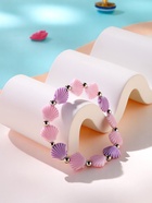 Браслет детский «Выбражулька. Ракушка», d=6.5 см, розово-фиолетовый - Фото 3