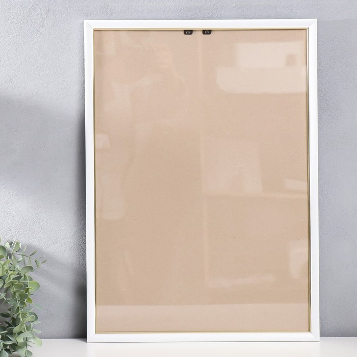 Фоторамка пластик "Офис 8" 35х50 см, белый - Фото 1