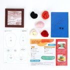 Валяние из шерсти. Объёмная картина «Игривый корги», 10 х 10 см - фото 24246284