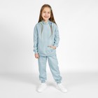 Брюки для девочки One love light, рост 128 см, цвет светло-голубой - Фото 1