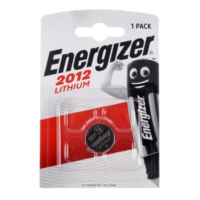 Батарейка литиевая Energizer, CR2012-1BL, 3В, блистер, 1 шт.