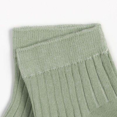 Носки детские «Крошка Я» BASIC LINE, 12-14 см, оливковые