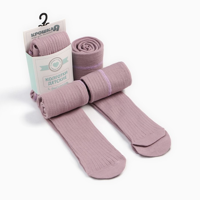 Колготки детские Крошка Я BASIC LINE, рост 74-80 см, розовый - Фото 1