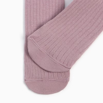Колготки детские «Крошка Я» BASIC LINE, рост 74-80 см, розовые