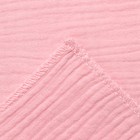 Пеленка двухслойная "Крошка Я" Pink, 130х100см, 100 % хлопок - Фото 4