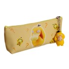 Пенал школьный на молнии, с подвеской, "Уточка", МИКС - фото 22120191