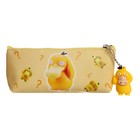 Пенал школьный на молнии, с подвеской, "Уточка", МИКС - фото 22120193