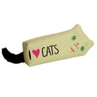 Пенал школьный на молнии «Котик», МИКС - Фото 2