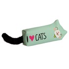 Пенал школьный на молнии «Котик», МИКС - Фото 8