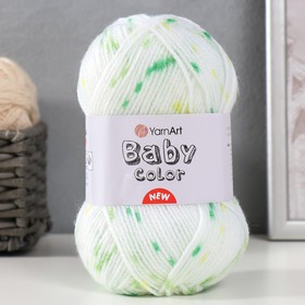 Пряжа "Baby color" 100% акрил 150м/50гр (216 зел.салат) 9554764