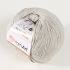Пряжа "Baby cotton" 50% акрил 50% хлопок 165м/50гр (451 св.серый) - фото 22120798