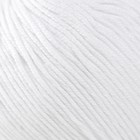 Пряжа "Baby cotton" 50% акрил 50% хлопок 165м/50гр (400 ультрабелый) - Фото 3