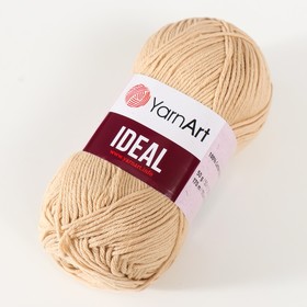 

Пряжа "Ideal" 100% хлопок 170м/50гр (233 св.бежевый)