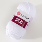 Пряжа "Ideal" 100% хлопок 170м/50гр (220 ультрабелый) - фото 43739933