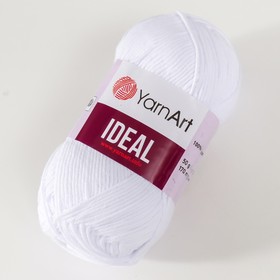 

Пряжа "Ideal" 100% хлопок 170м/50гр (220 ультрабелый)