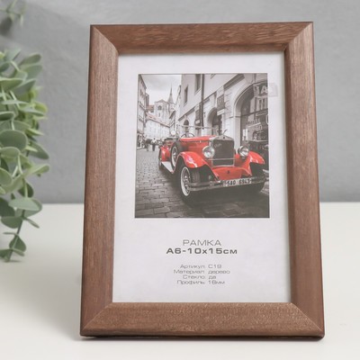 Фоторамка для фото 10×15 см Image Art, Asheville, дерево, (стекло), орех