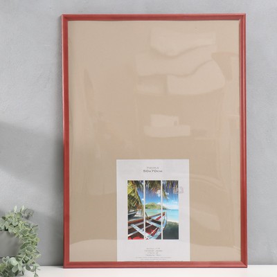 Фоторамка для фото 50×70 см Image Art, Austin, дерево, (пластиковый экран), красное дерево