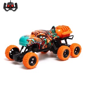 УЦЕНКА Джип радиоуправляемый MONSTER, 1:16, эффект дыма, световые эффекты, работает от аккумулятора, цвета МИКС 9596321