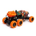 УЦЕНКА Джип радиоуправляемый MONSTER, 1:16, эффект дыма, световые эффекты, работает от аккумулятора, цвета МИКС - Фото 3