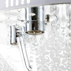 Люстра Светогор "Гродно" 5х60Вт Е27  LED подсветка хром 50х50см - фото 41833330