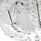 Люстра Светогор "Гродно" 5х60Вт Е27  LED подсветка хром 50х50см - фото 41833326